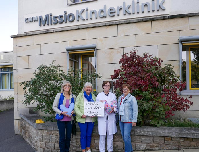 Frauenbund Dettelbach spendet 1.000 Euro an Missio Kinderklinik